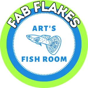 Fab Flakes - fish food flakes for freshwater aquarium fish.