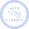 Art's Fish Room logo - light