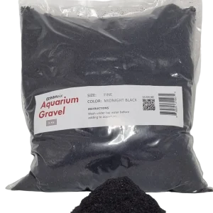 Aquarium Black Gravel (Fine) - 5kg bag